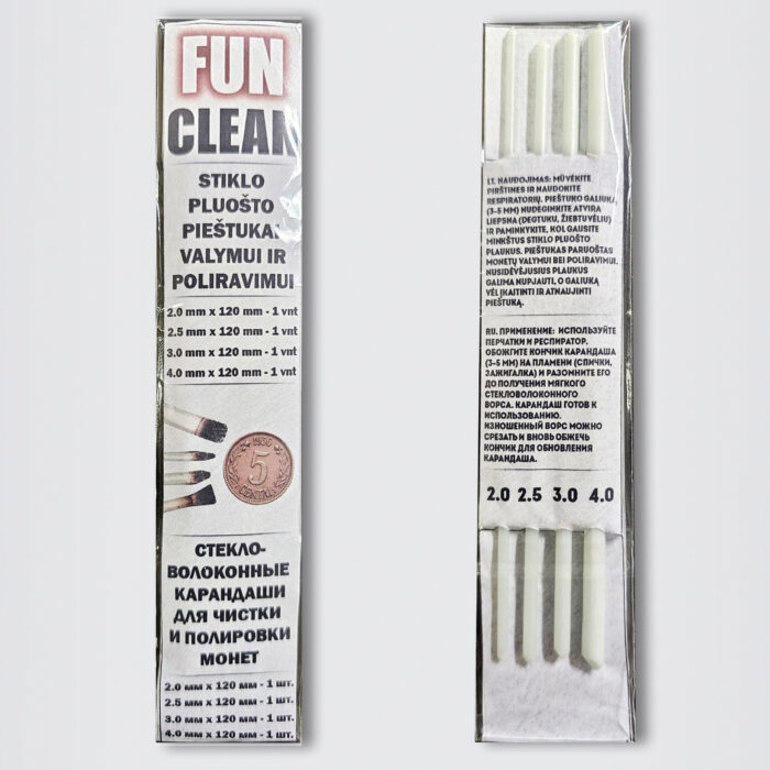 Stiklo pluošto pieštukai valymui ir poliravimui