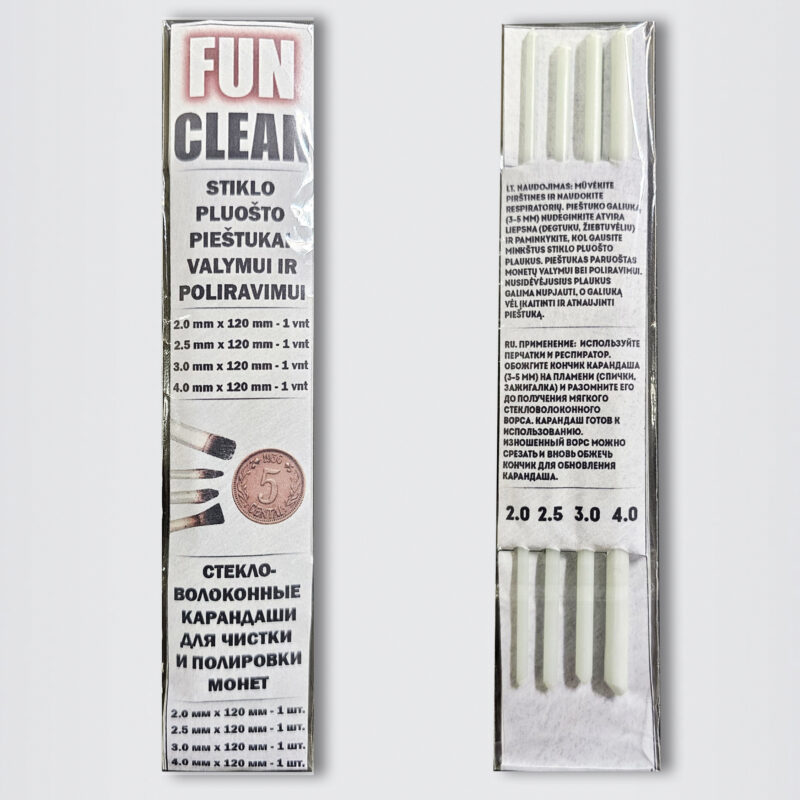 Stiklo pluošto pieštukai valymui ir poliravimui