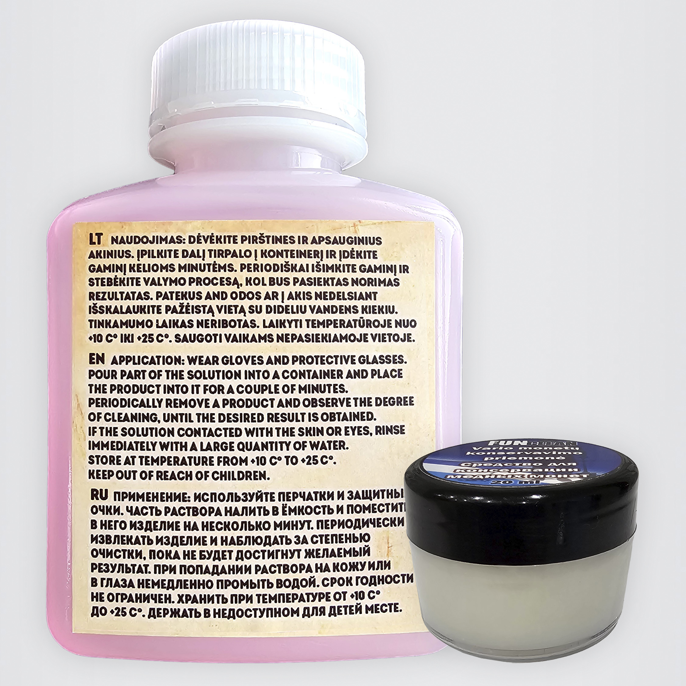 Rinkinys. Vario valiklis – 280 ml. + vario konservantas – 20 ml. - Image 2