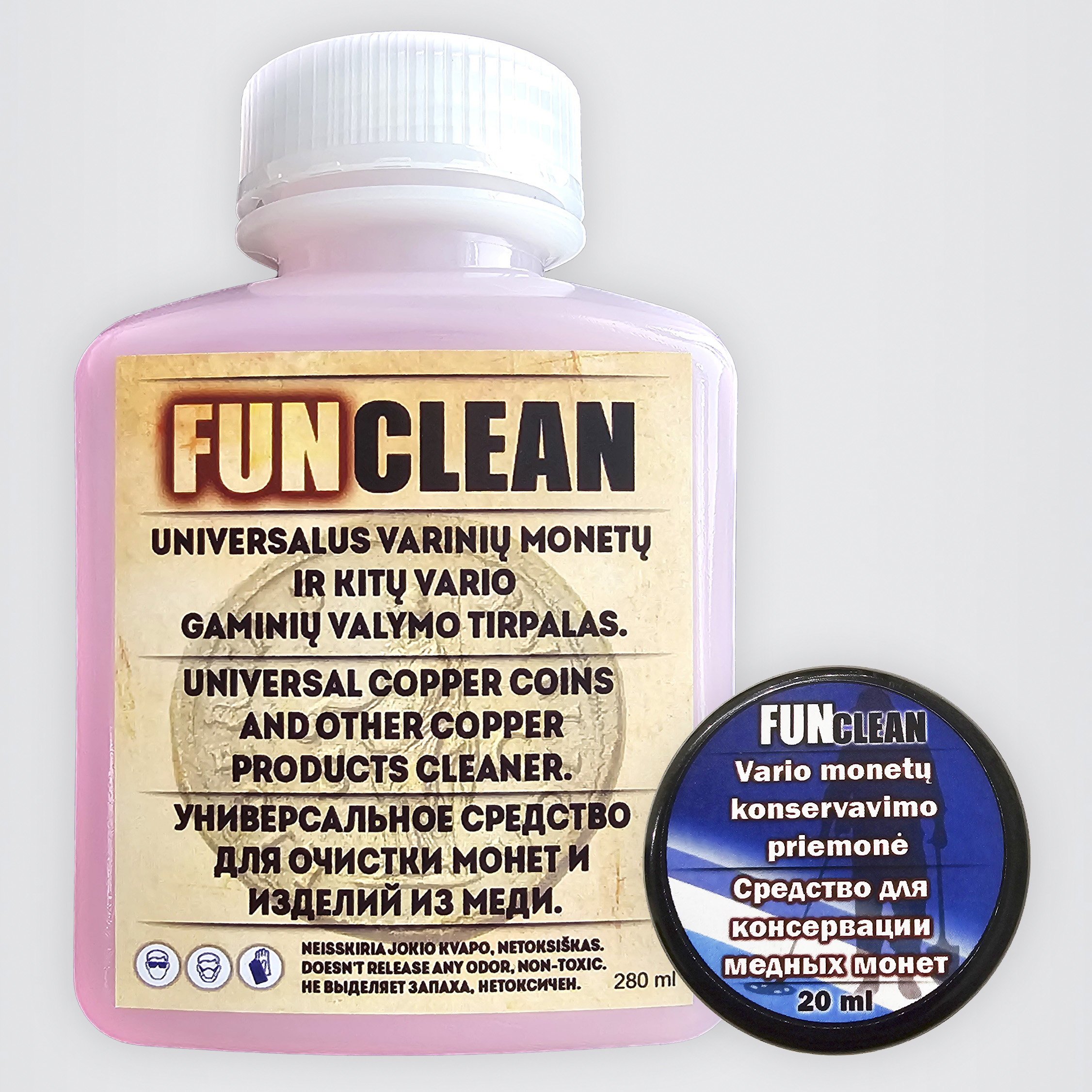 Rinkinys. Vario valiklis – 280 ml. + vario konservantas – 20 ml. - Image 3